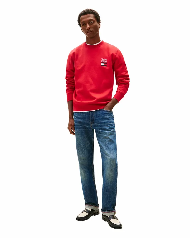 Tommy Hilfiger Sweatshirt für Herren (Rot Rot