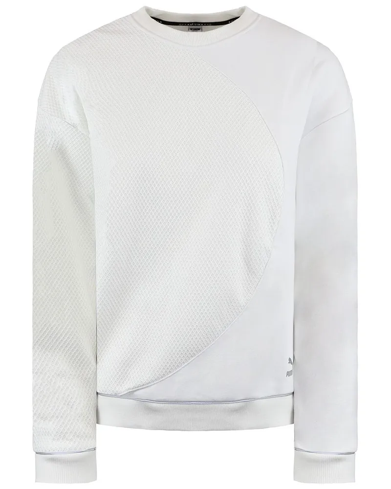 Puma Evo Halfmoon Damen Weißer Pullover Weiß