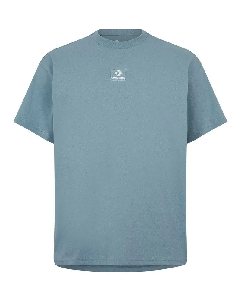 Converse T-Shirt für Herren, Baumwolle, leger (Blau Blau