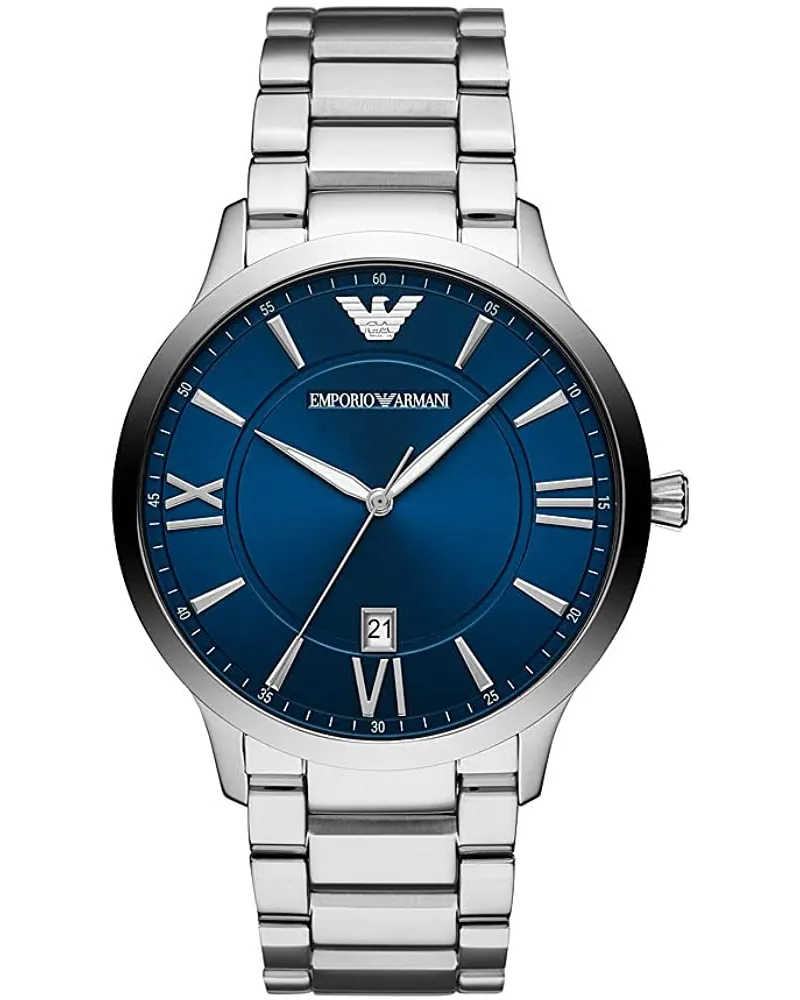 Emporio Armani Giovanni Herrenuhr Silber AR11227 Silber