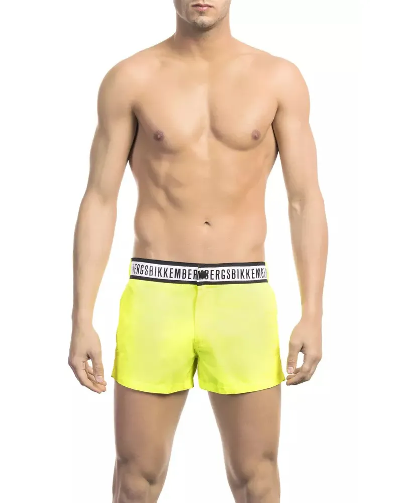 Bikkembergs Neon Gelbe Badehose Bi22031 Gelb