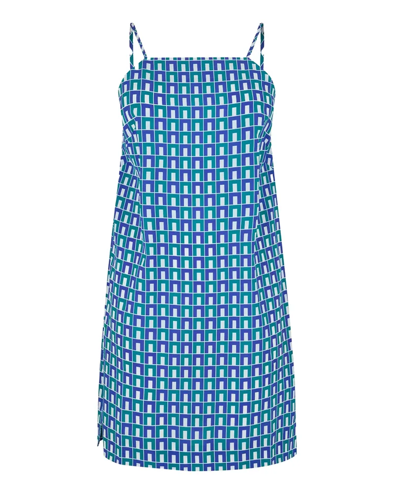 Lacoste Unterkleid-Stil für Damen, Spaghetti-Träger (Blau Blau