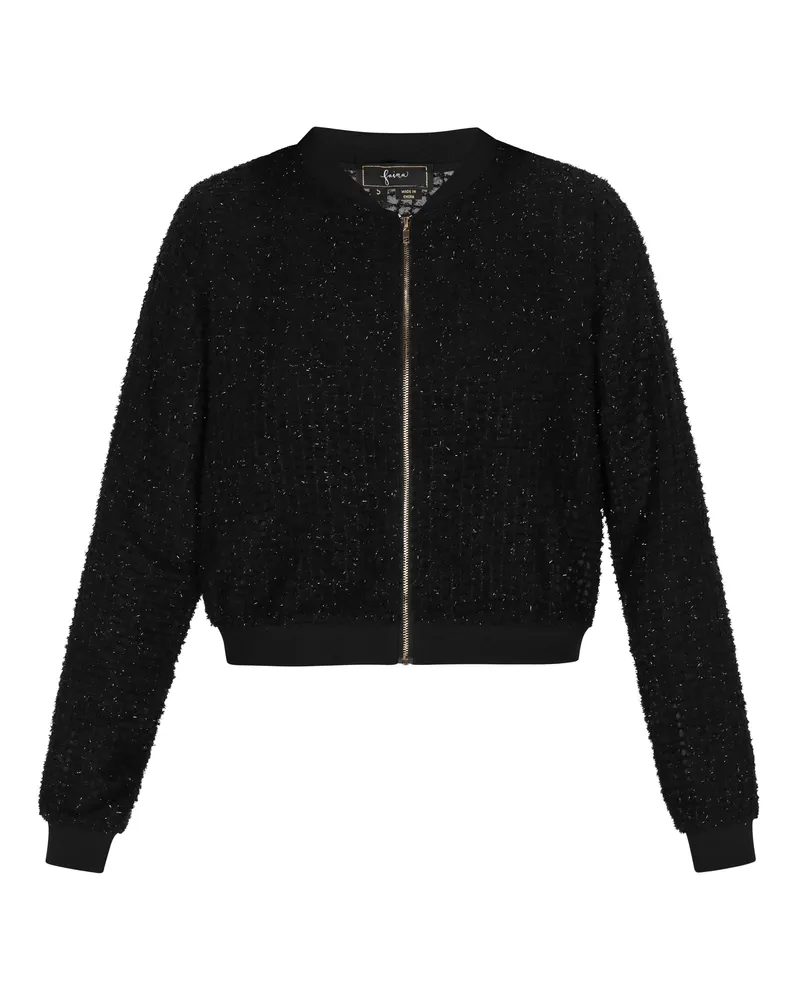 FAINA Jacke Frauen Schwarz Schwarz