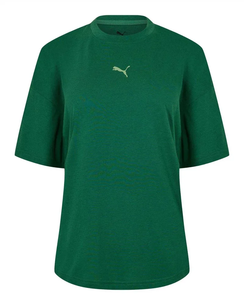 Puma Train" T-Shirt für Damen, Übergroß (Blattgrün Dunkelgrün