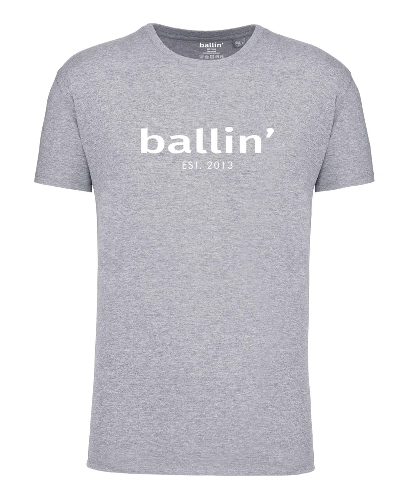 Ballin Regular Fit Shirt von  Est. 2013 in der farbe Grau und in größe 3XL Grau