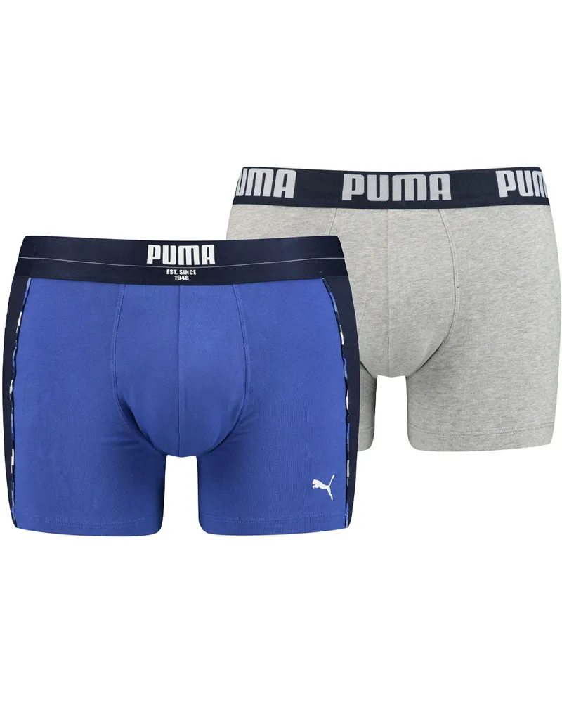 Puma Statement Herren Boxer Shorts Hosen 2 Pack 907599 01 Mehrfarbig