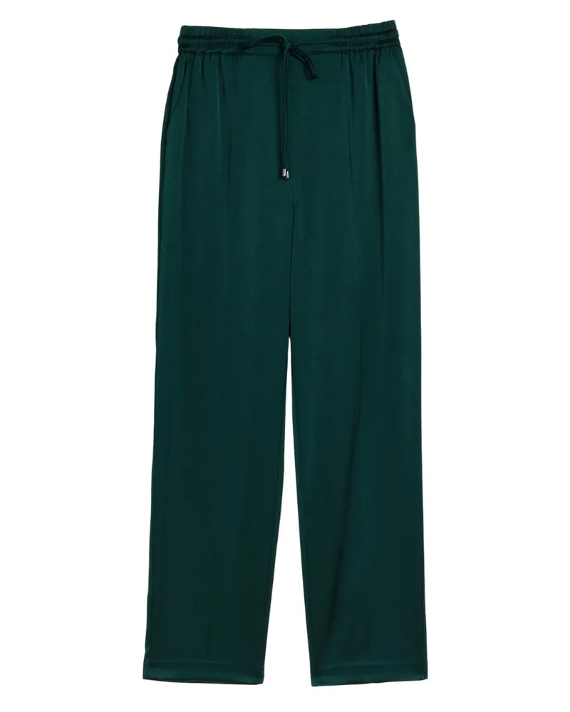 Ted Baker Natori Satin Slim Taper Jogginghose, Grün Dunkelgrün