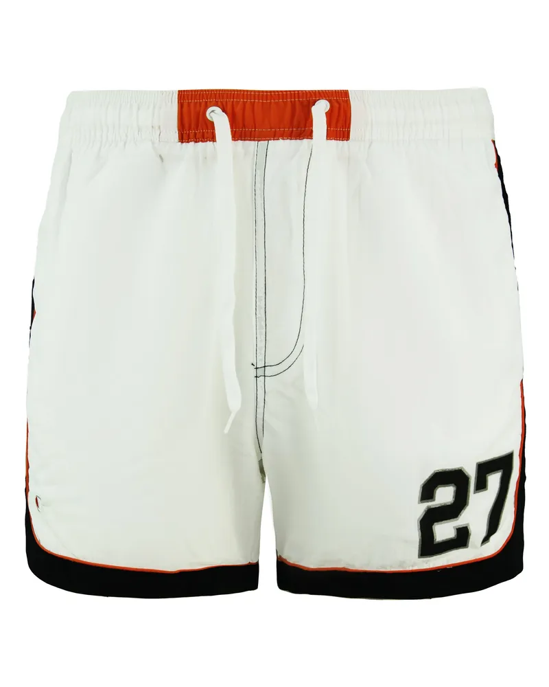Champion Weiße Badeshorts für Herren von Schwarz