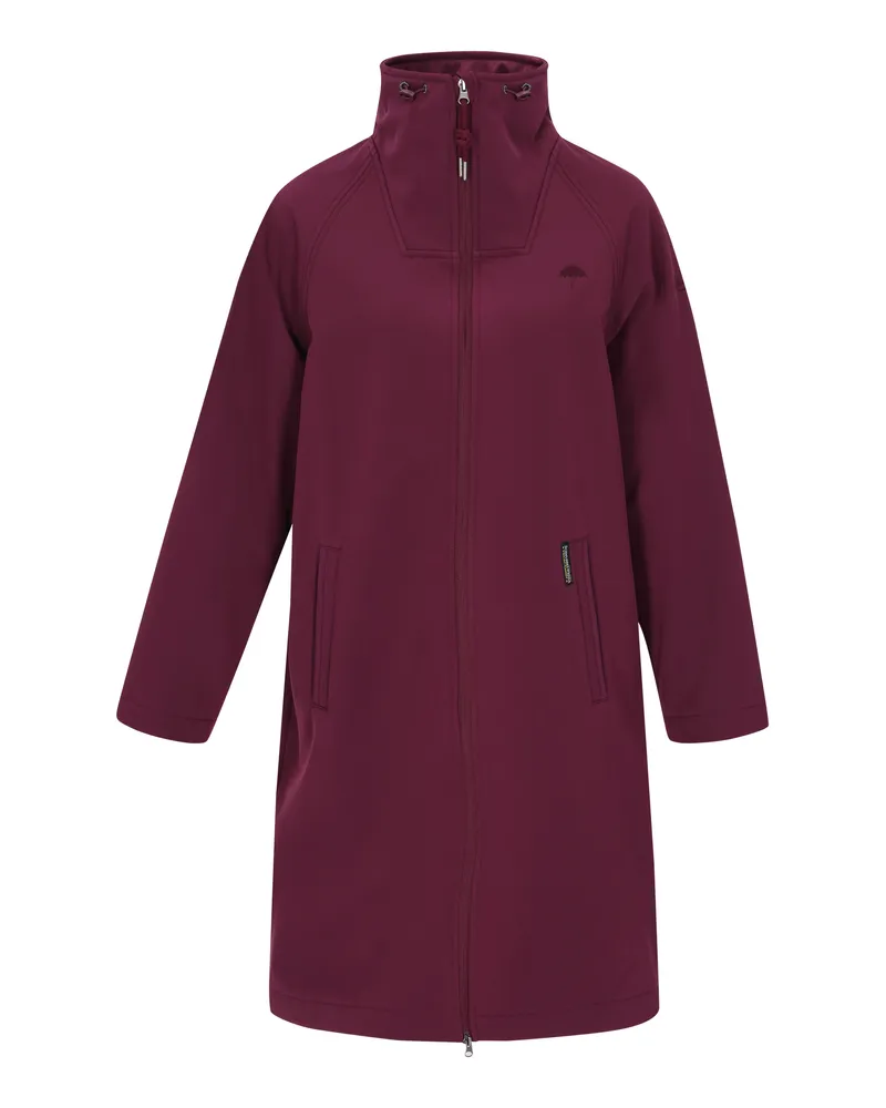 Schmuddelwedda Softshelljacke Frauen Burgund Bordeaux