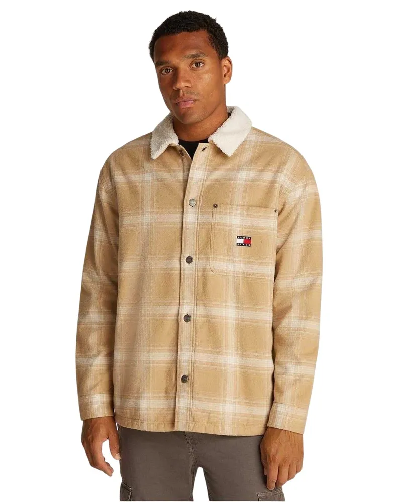 Tommy Hilfiger Hemdjacke für Herren (Hellbraun Cognac