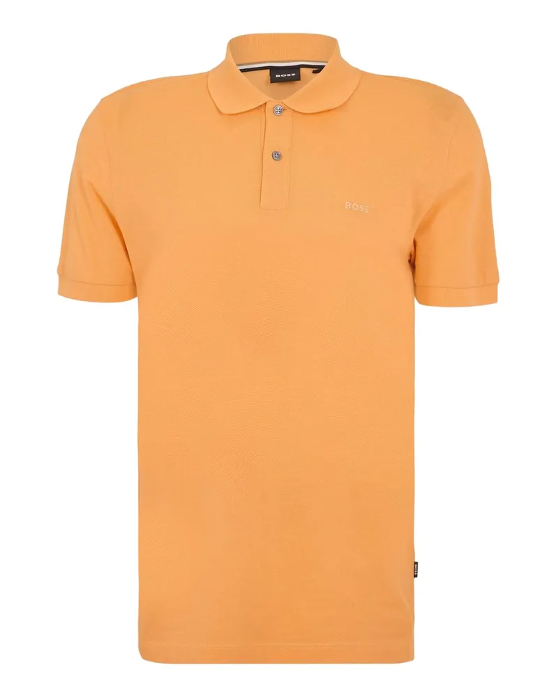 HUGO BOSS Pallas" Poloshirt für Herren, Baumwolle, Regulär (Mittel Orange Orange