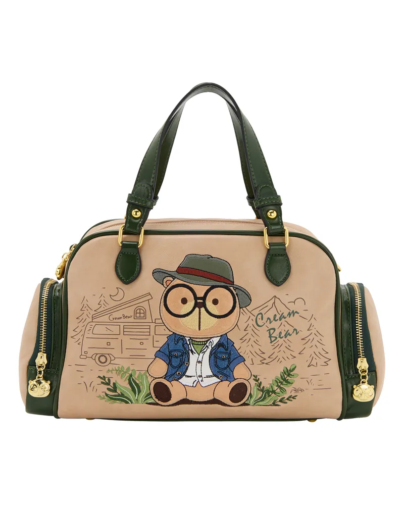 My Mo Handtasche Handtasche Mädchen Beige Grün Beige