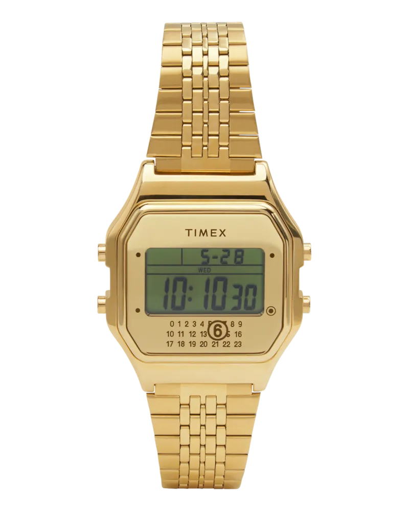 Timex T80 Mm6 Maison Margiela Gold Unisex Armbanduhr TWG067500 Gold