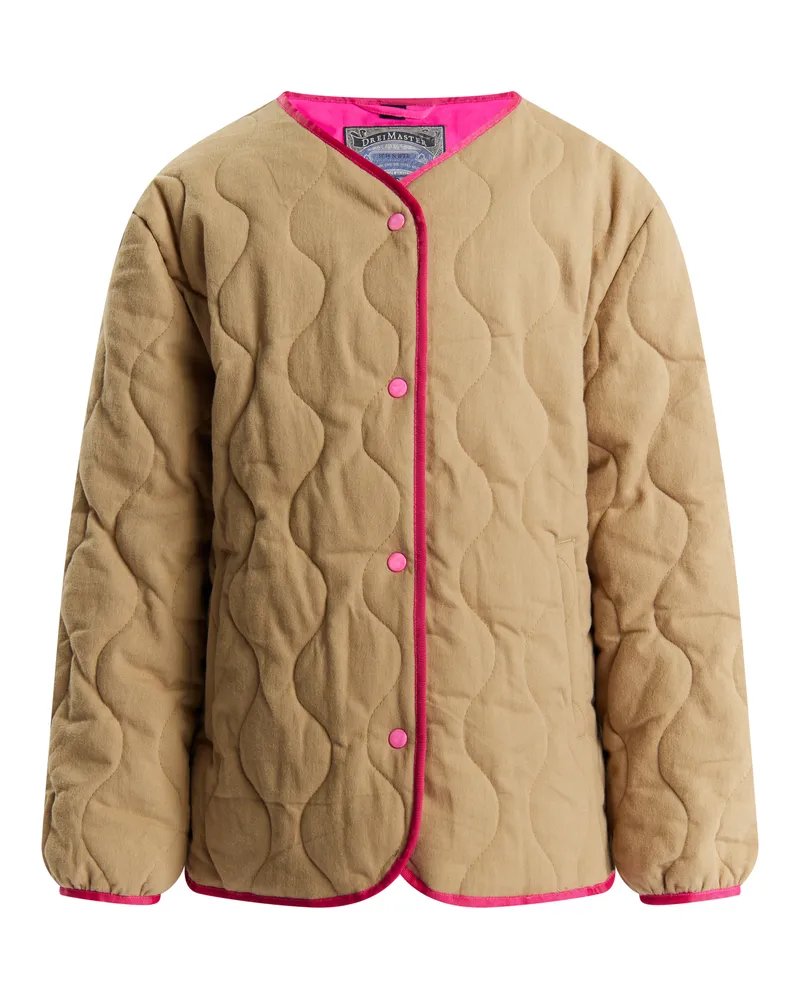 DreiMaster Steppjacke Mädchen Taupe Beige