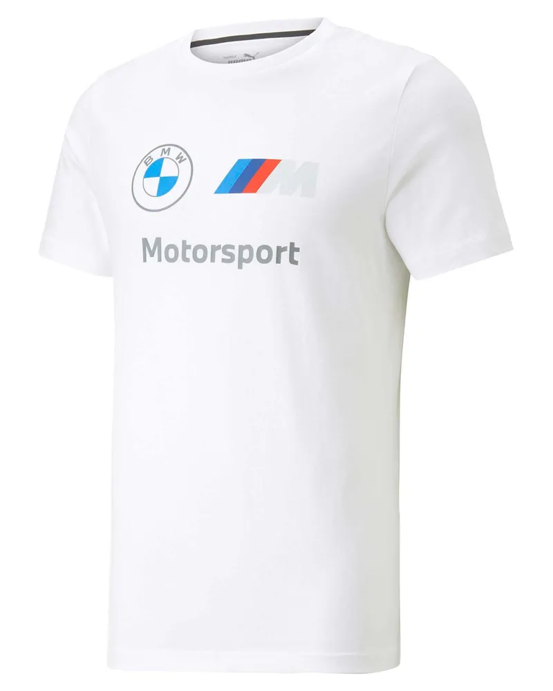 Puma Bmw Motorsport Ess Logo Tee T-Shirt Weiß