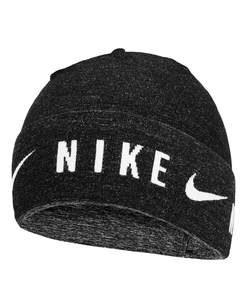 Nike U Gestrickte Dri-FIT Cuffed Beanie (Schwarz Schwarz
