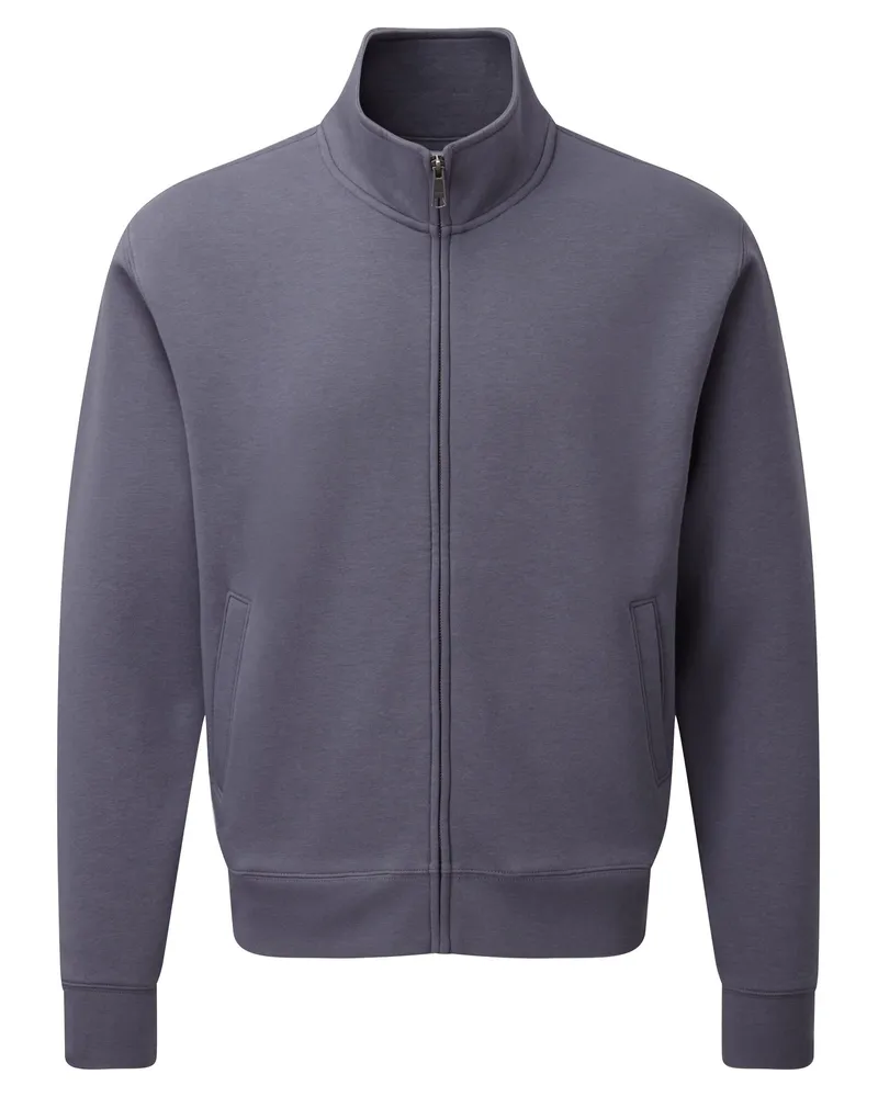 Russell Athletic Russell Mens Authentic Full Zip Jacke (Convoy Grau Dunkelgrau