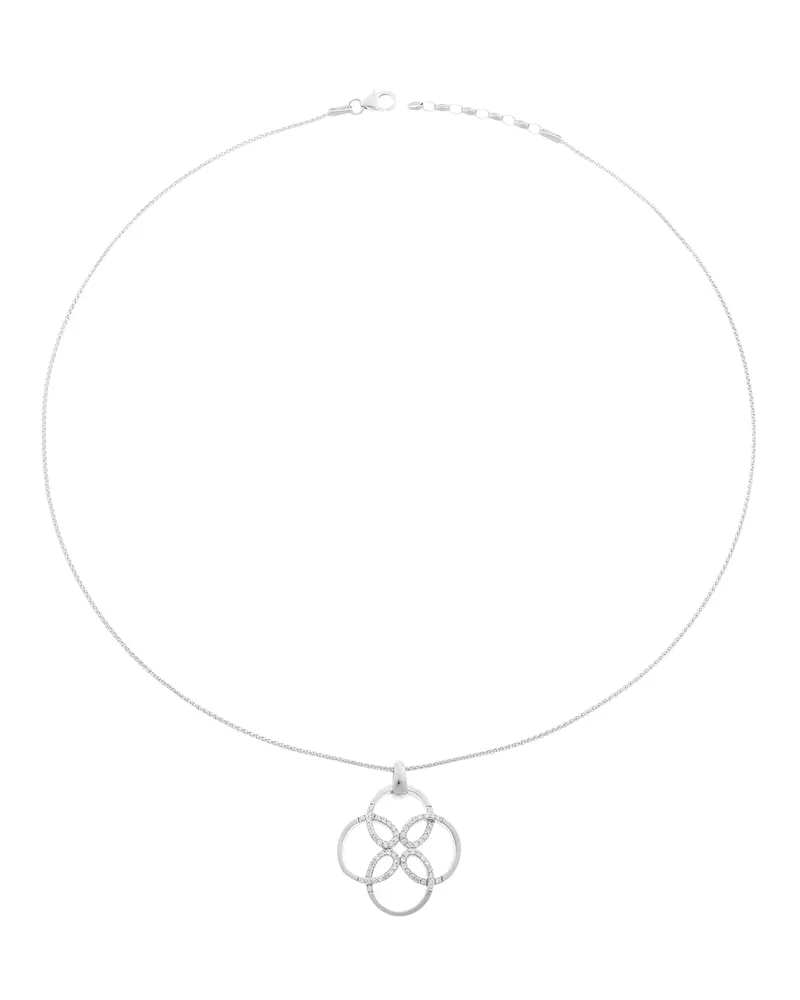 Orphelia Damen-Kette aus 925er Sterlingsilber mit Anhänger – Silber ZH-6085 Silber