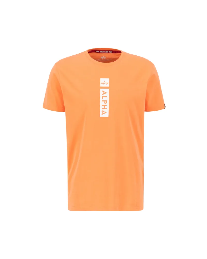 Alpha Industries Alpha Puff Print T-Shirt Orange