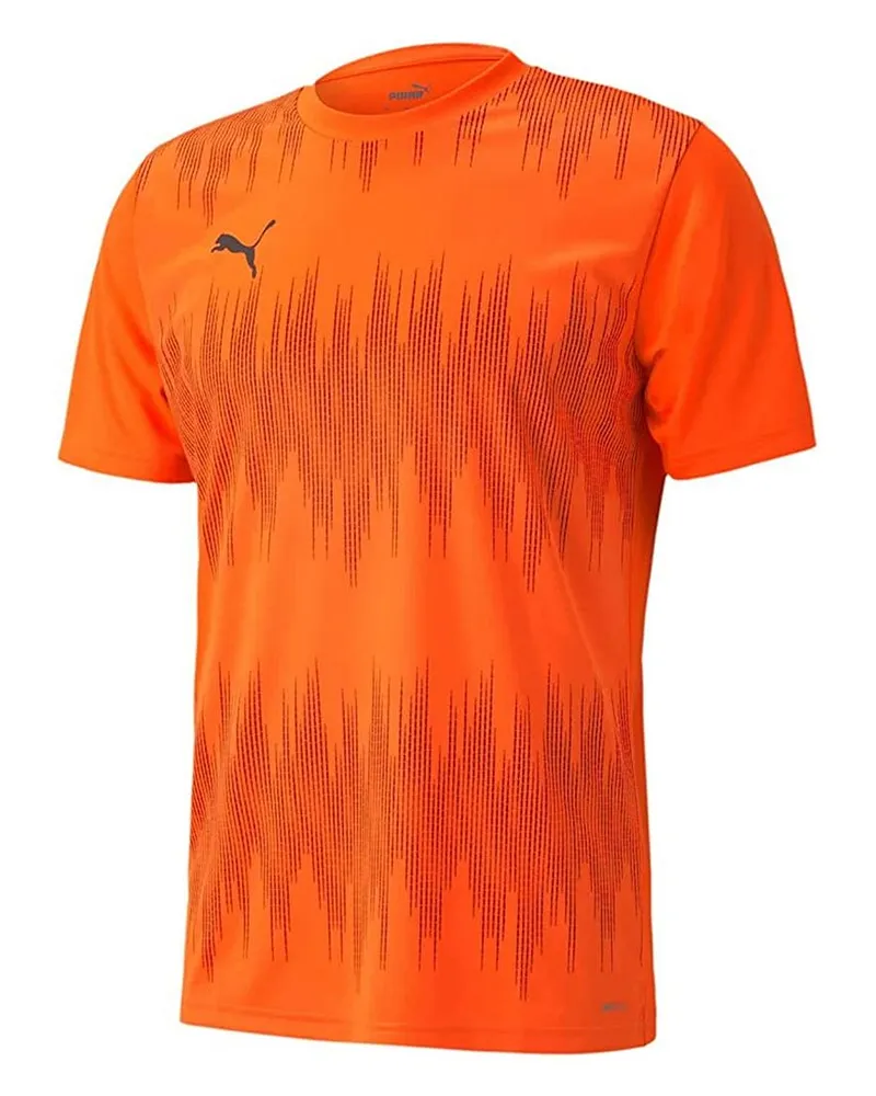 Puma ftblnxt Graphic Core Short Sleeve Crew Hals Orange Herren T-Shirt 656830 02 Orange