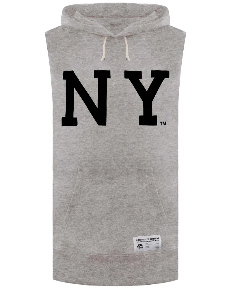 Majestic Topliss ärmelloser Herren-Hoodie - Grau Grau