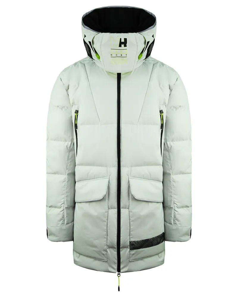 Puma x Helly Hansen Tech Gletscher Mens Grey gepolsterte Jacke Grau
