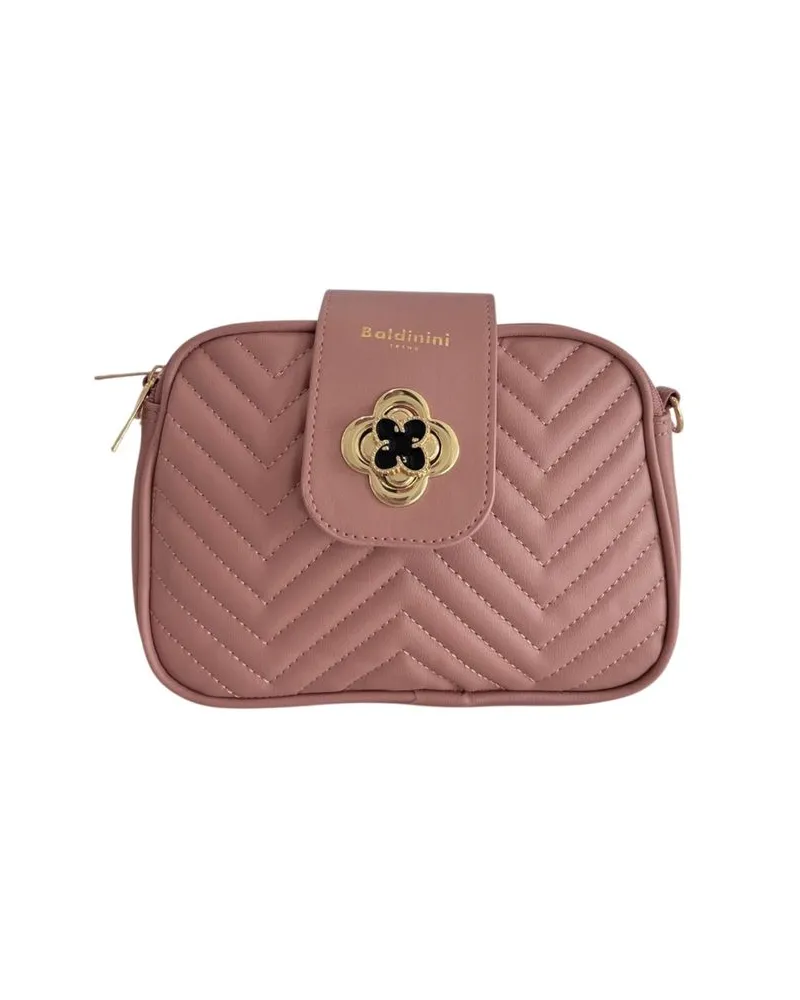 Baldinini Pink PU Damen Umhängetasche Mehrfarbig