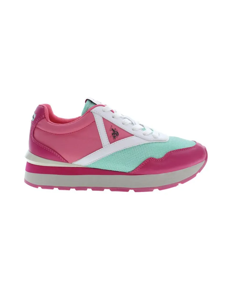 U.S. Polo Assn.  Niedrig geschnittener Sneaker im Casual-Stil - Rosa Rosa