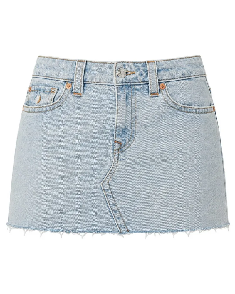 True Religion Sadie" Minirock für Damen, Denim (Leuchtend/Gewaschen Hellblau