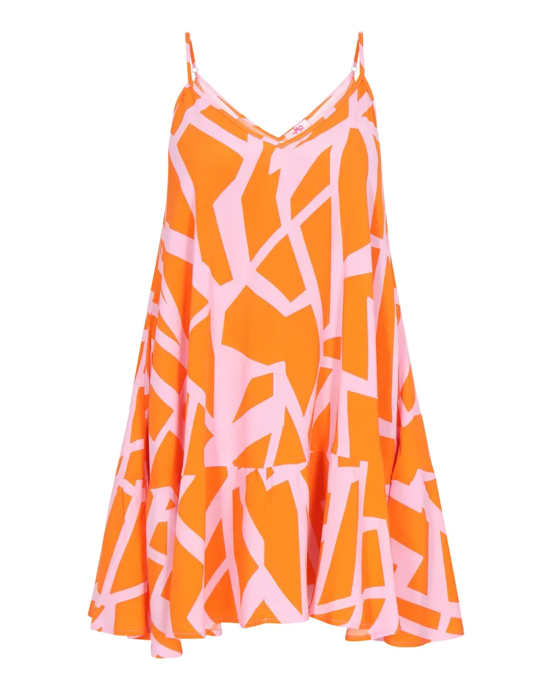My Mo Kleid mit orange‑rosa Farbmix - Orange Orange