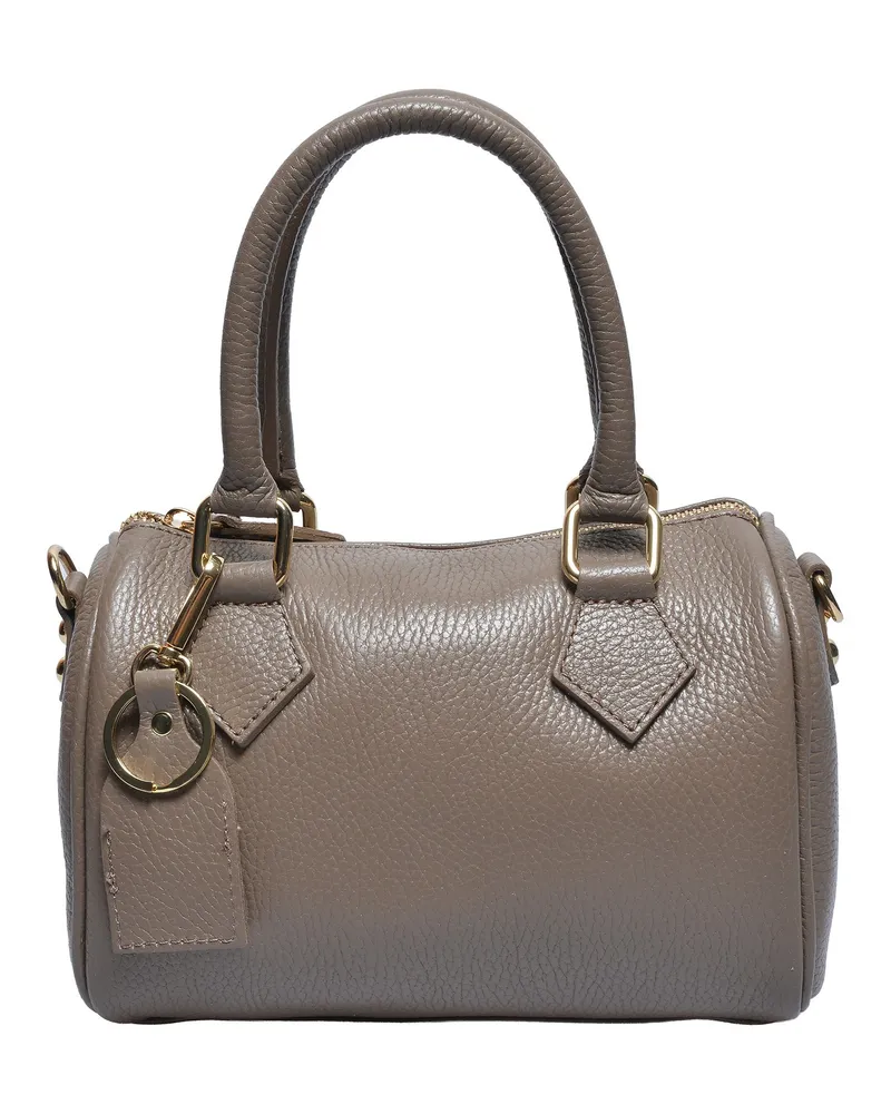 Luisa Vannini Beige Rindsledertasche Beige