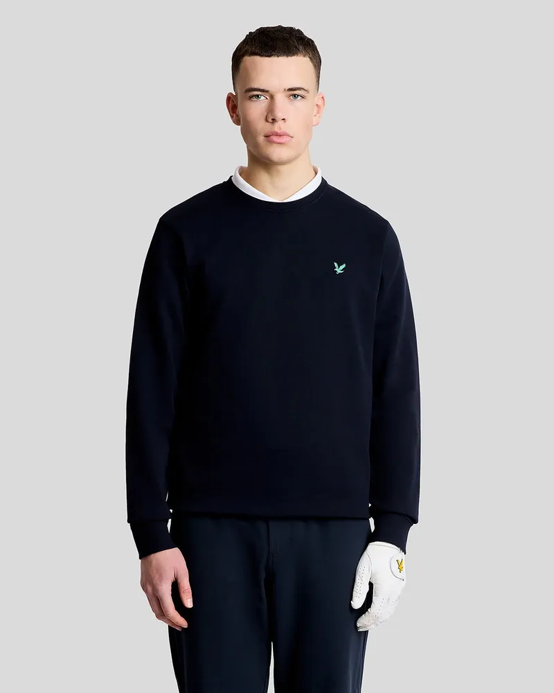 Lyle & Scott Golf-Sweatshirt mit Rundhalsausschnitt Marineblau