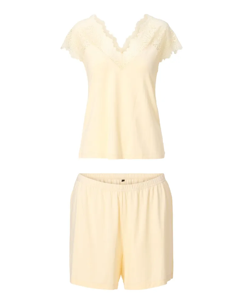 LingaDore Pyjama set Wollweiß