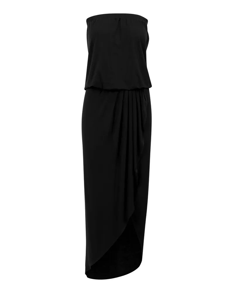 Urban Classics Kleid Bandeau für Damen (Schwarz Schwarz