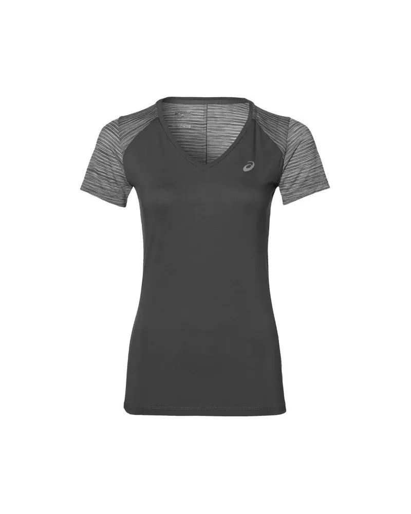 Asics Motion Cool Fuzex Womens Grey T-Shirt Grau