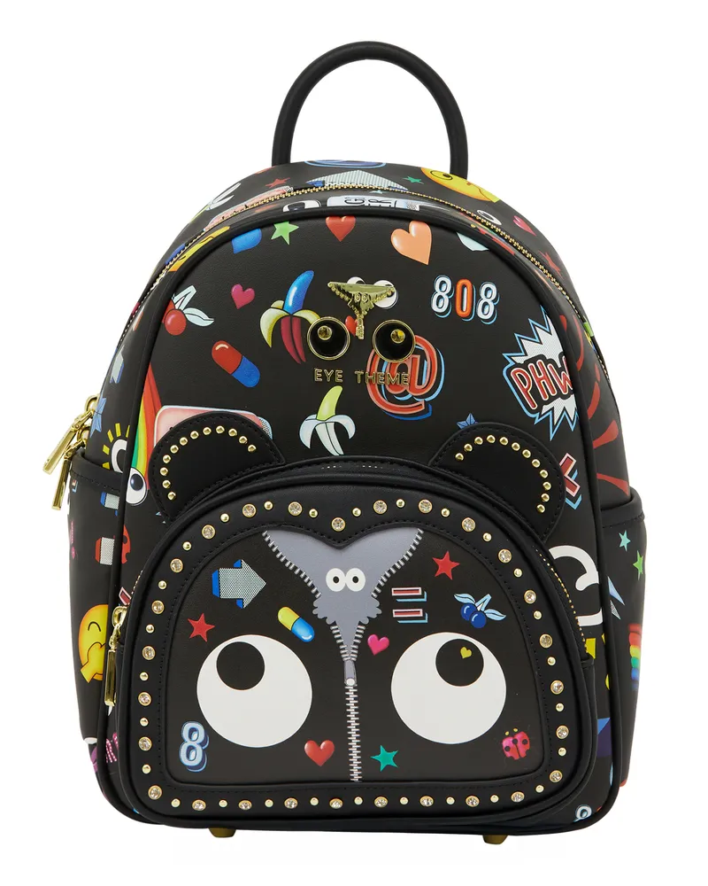 My Mo RUCKSACK RUCKSACK Frauen Schwarz Schwarz