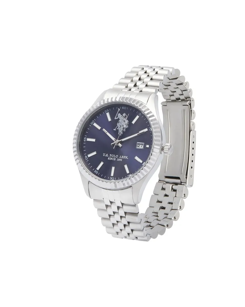U.S. Polo Assn.  Uhr Damian Herren Uhr Silber