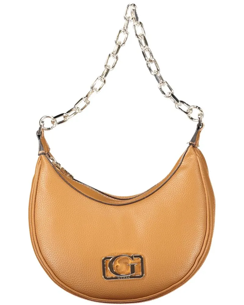 Guess Braune Polyethylen-Handtasche Braun