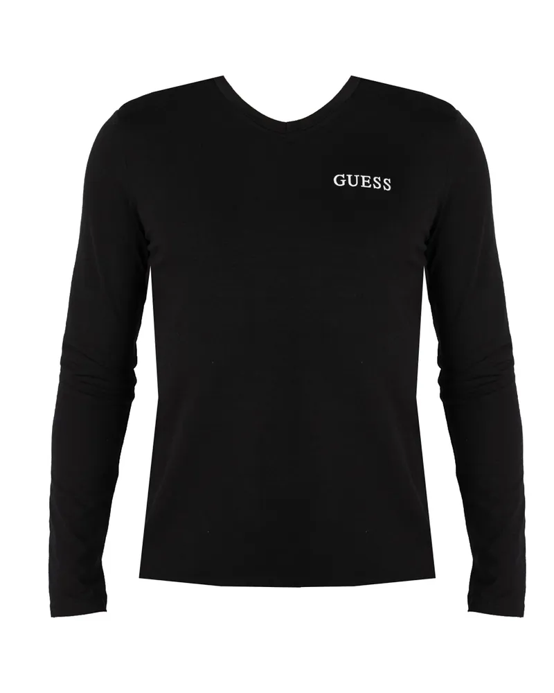 Guess Longsleeve Herren schwarz Schwarz