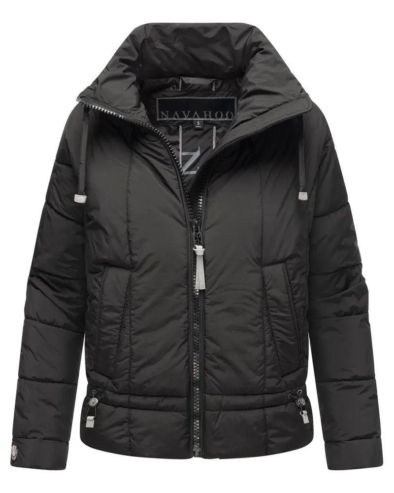 NAVAHOO Luftzauber Damen Winterjacke – leicht, warm & stylisch Schwarz