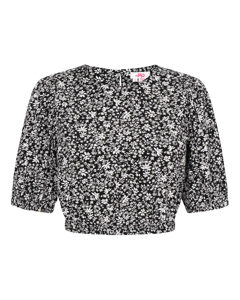 My Mo Bluse Frauen schwarz-weiß Schwarz