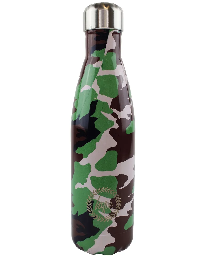 HYPE 500 ml Crest Kinder Camouflage Grün Wasserflasche Grün