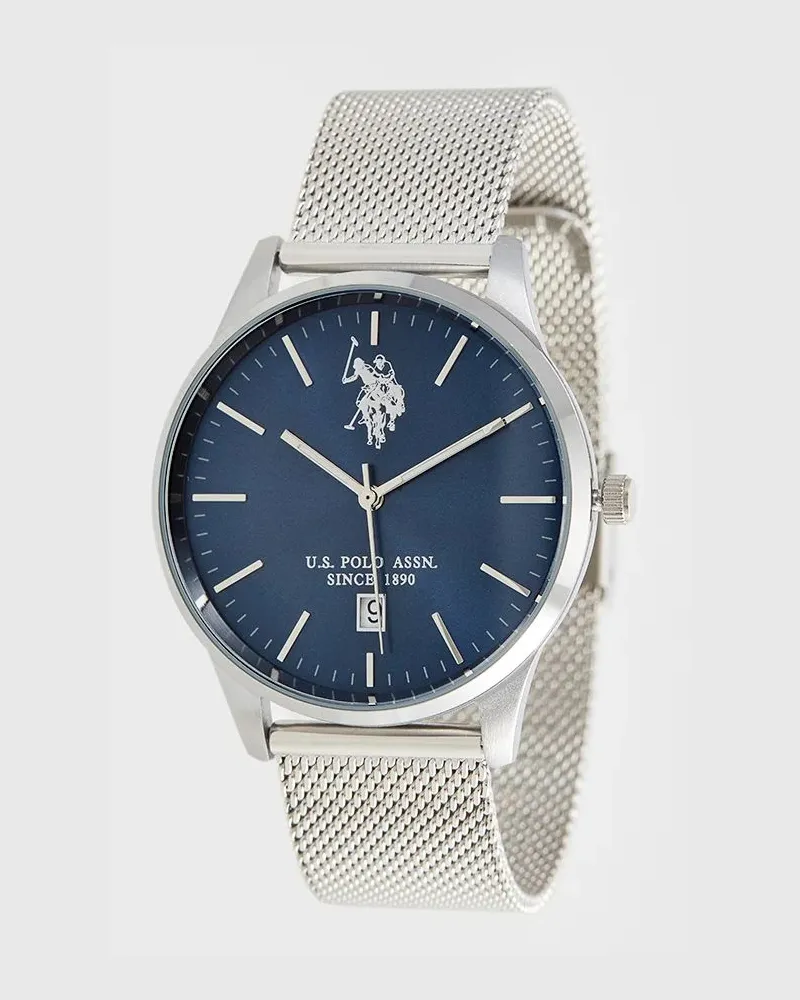 U.S. Polo Assn.  Uhr Owen Herren Uhr Silber