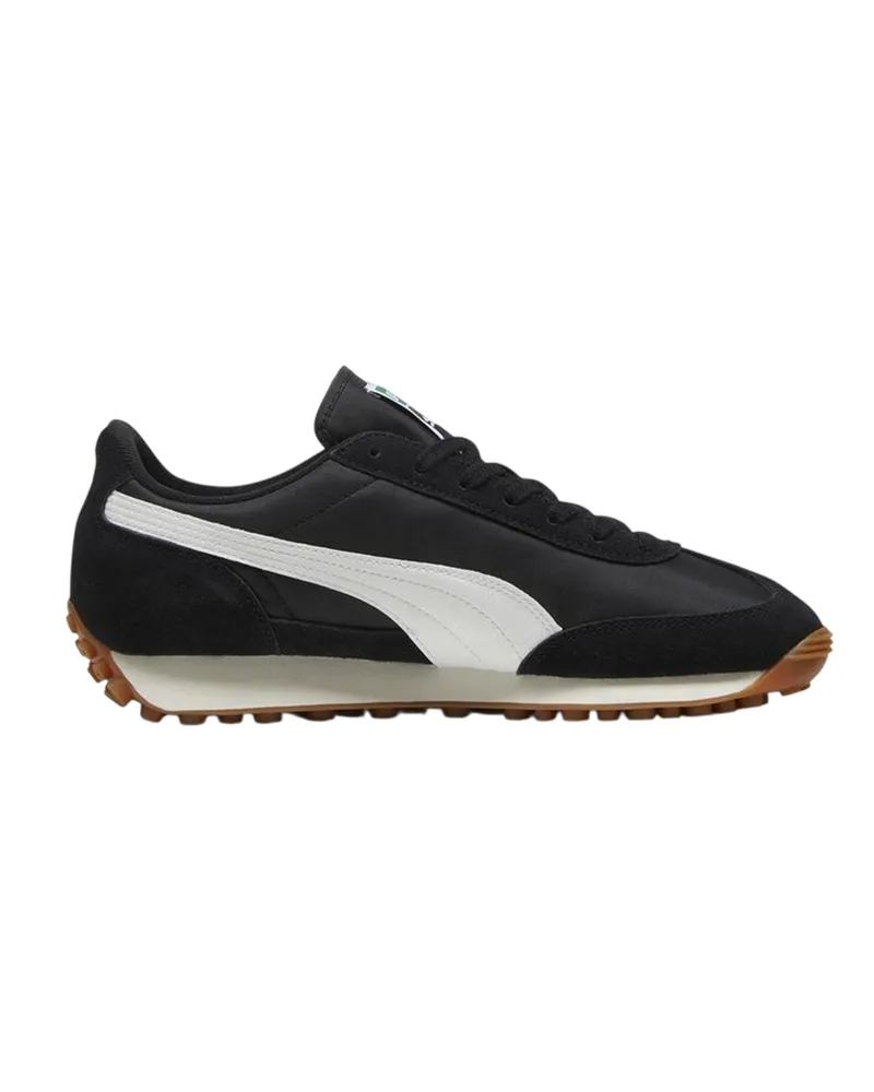 Puma Easy Rider" Vintage Sneaker für Herren, Leder, niedrig geschnitten (Schwarz/Weiß Schwarz