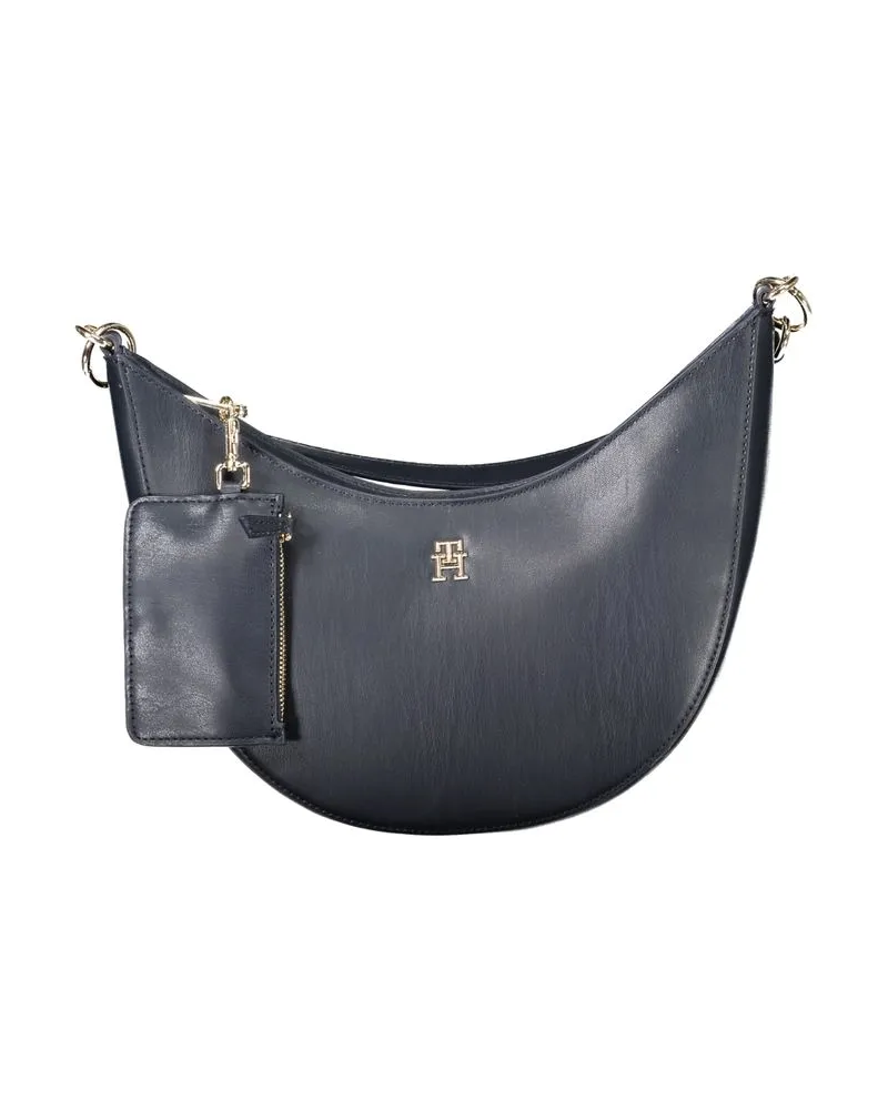 Tommy Hilfiger Blaue Polyethylen Damenhandtasche Blau