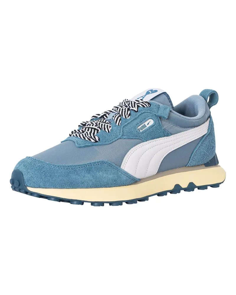 Puma Rider FV AMI Wildleder-Trainer, Blau Blau