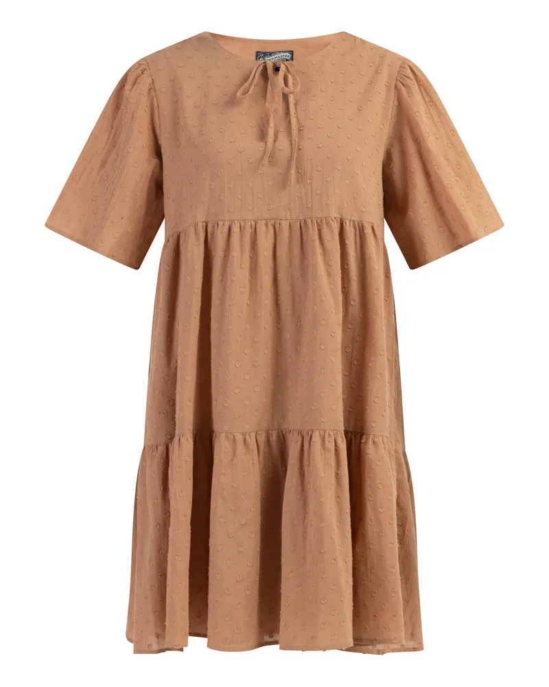 DreiMaster Kleid Damen hellrost Rostbraun
