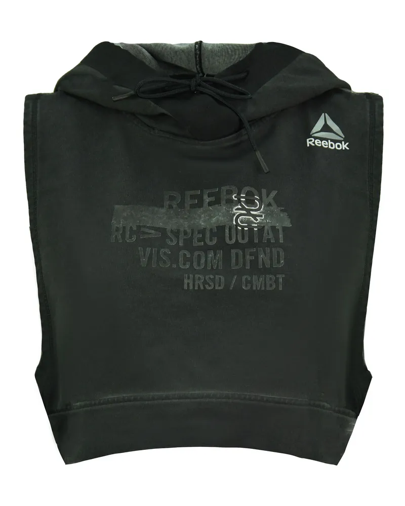 Reebok Combat Glory ärmelloses Training mit schwarzen Damen Hoody Bk3879 Schwarz