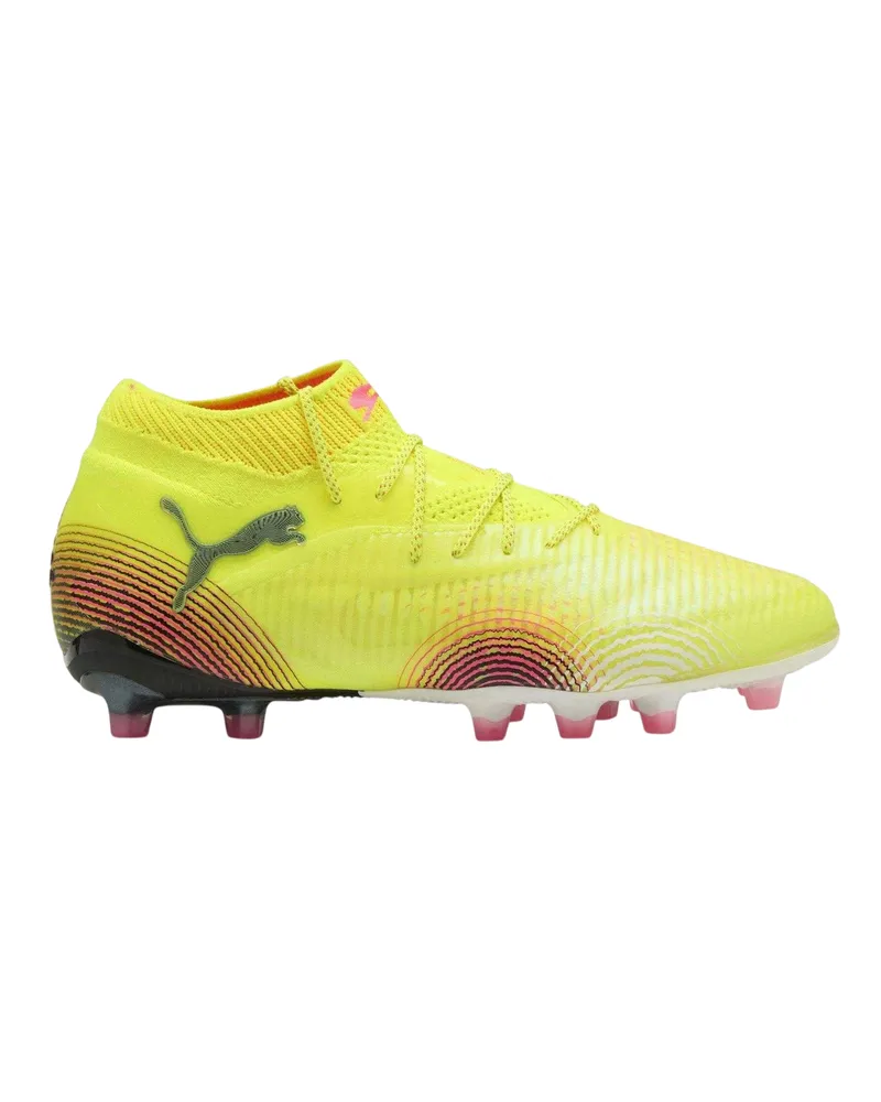 Puma Future 8 Ultimate" Wellenlinien Fußballschuhe mit festem Boden für Damen (Gelb Gelb