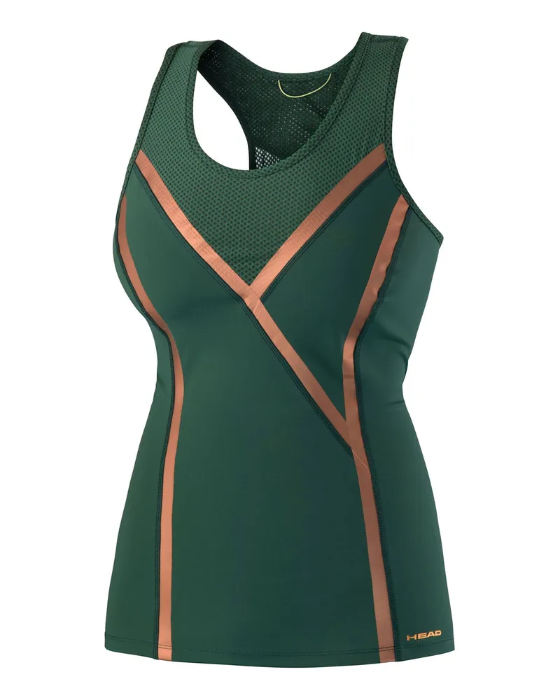 Head Performance Damen Grünes Tennis-Sporttop Grün